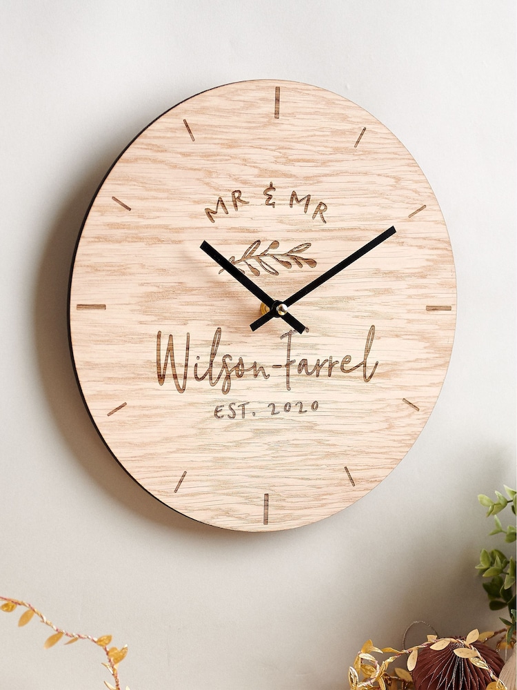 Couples Anniversary Clock by No Ordinary Gift - Image 1 of 1