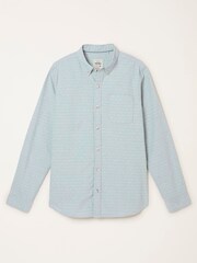 FatFace Jade Green Long Sleeve Oxford Dobby Shirt - Image 5 of 5