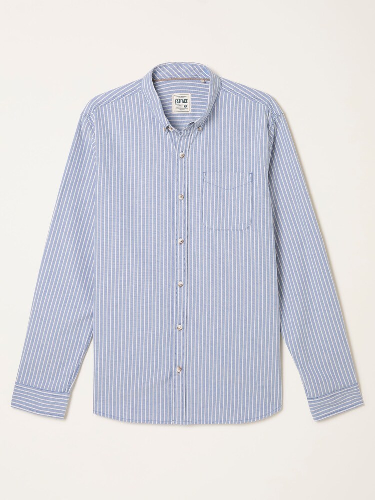 FatFace Long Sleeve Oxford Stripe Shirt - صورة 6 من 6 FatFace Long Sleeve Oxford Stripe Shirt - صورة 6 من 6