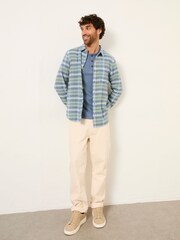 FatFace Elvin Mint Green Long Sleeve Check Shirt - Image 3 of 6