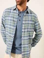 FatFace Elvin Mint Green Long Sleeve Check Shirt - Image 4 of 6