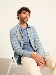 FatFace Elvin Mint Green Long Sleeve Check Shirt - Image 5 of 6
