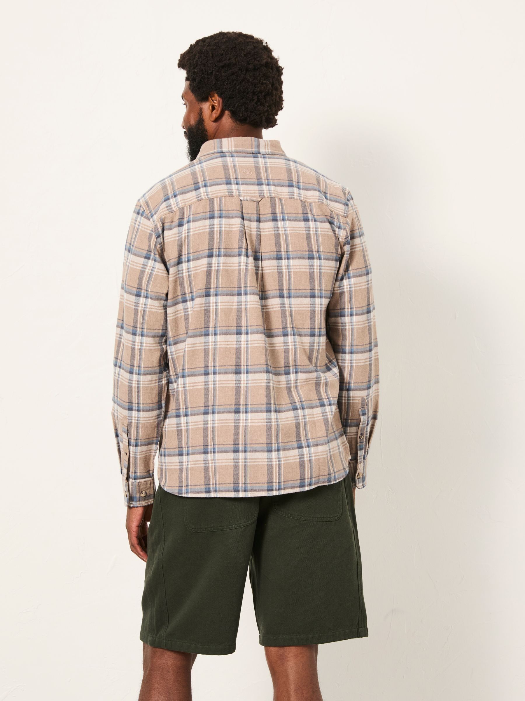 Buy FatFace Oaklyn Dark Natural Long Sleeve Check Shirt from Next USA
