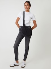Threadbare Black Long Packaway Rain Mac - Image 3 of 4