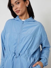 Threadbare Blue Packaway Rain Mac - Image 4 of 4