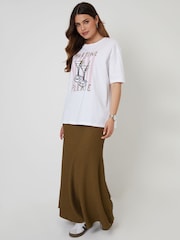 Threadbare Boyfriend Fit 'Martini Please' Graphic Print T-Shirt - Imagem 3 de 5