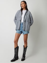 Threadbare Black Packaway Rain Mac - Image 3 of 5
