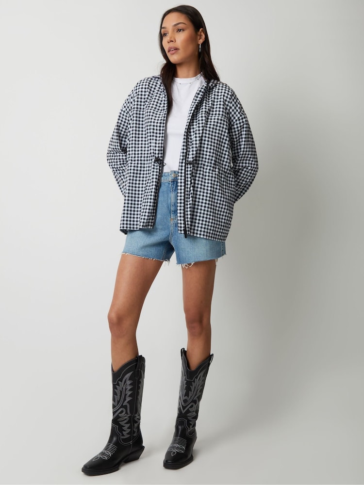 Threadbare Black Threadbare Packaway Rain Mac - Image 3 of 5