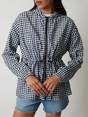Threadbare Black Packaway Rain Mac - Image 4 of 5