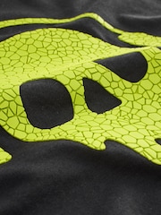 Blue/Black/Green Relaxed Fit Graphic Print Short Sleeve T-Shirts 3 Pack (3-16yrs) - Image 7 of 8