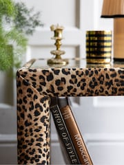 Rockett St George Leopard Love Velvet Starlet Side Table - Image 5 of 5