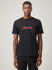 HUGO Black Dog Graphic Print T-Shirt - Image 1 of 4