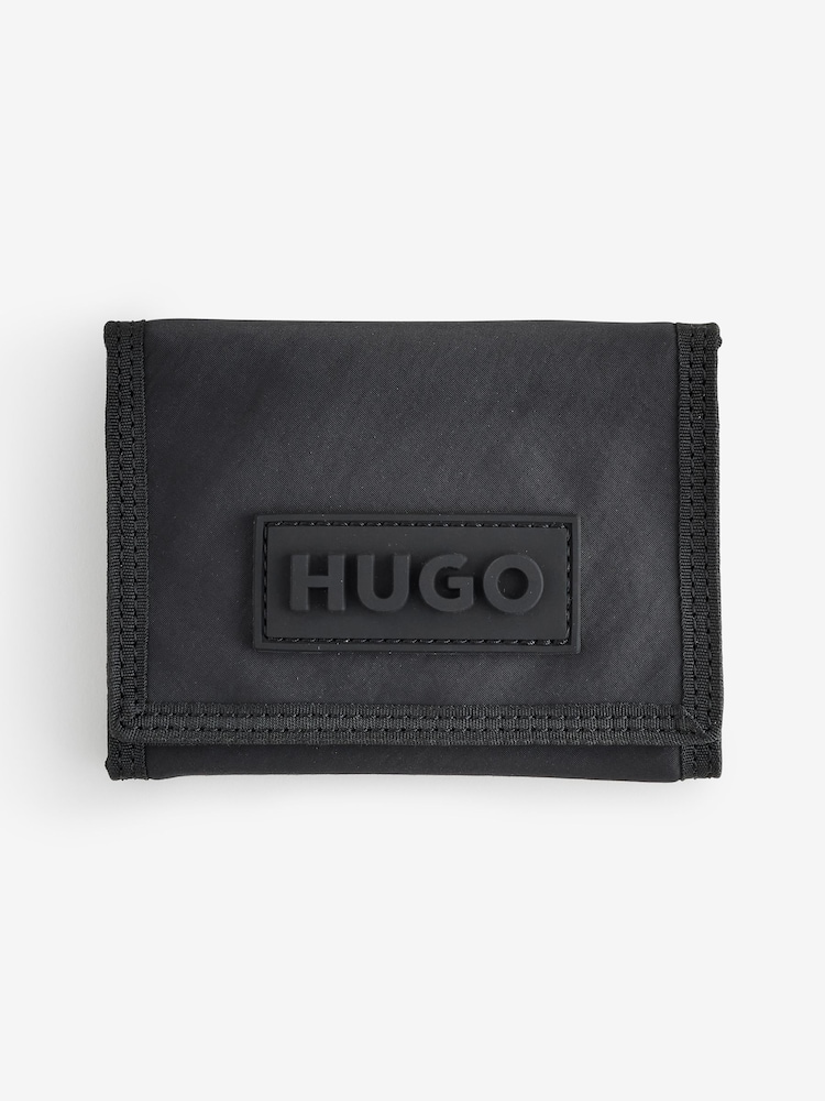 HUGO Black Hugo Logo Velcro Wallet - Image 1 of 1 HUGO Black Hugo Logo Velcro Wallet - Image 1 of 1