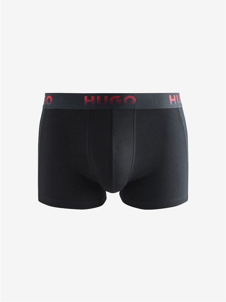 HUGO Black Gift Box Boxers 3 Pack - Image 2 of 4 HUGO Black Gift Box Boxers 3 Pack - Image 2 of 4