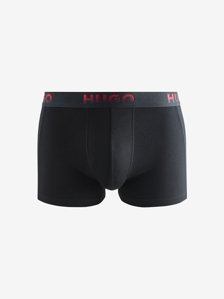 HUGO Black Gift Box Boxers 3 Pack - Image 4 of 4 HUGO Black Gift Box Boxers 3 Pack - Image 4 of 4