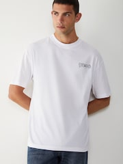 HUGO Bubble Logo T-Shirt - Imagem 2 de 5