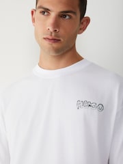 HUGO Bubble Logo T-Shirt - Imagem 4 de 5