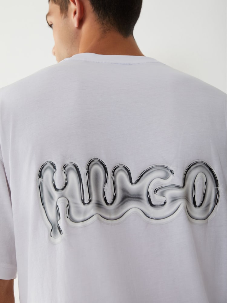 HUGO Bubble Logo T-Shirt - Imagem 5 de 5