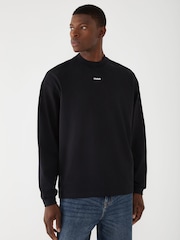HUGO Black Hugo Relaxed Fit Sweatshirt - Image 1 of 4