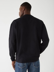 HUGO Black Hugo Relaxed Fit Sweatshirt - Image 2 of 4