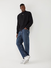 HUGO Black Hugo Relaxed Fit Sweatshirt - Image 3 of 4