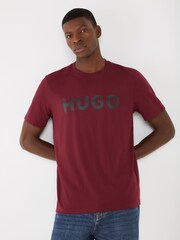 HUGO Red Tonal Logo T-Shirt - Image 1 of 4