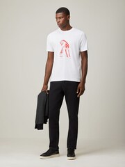 HUGO Dog Graphic Print T-Shirt - Imagem 3 de 4