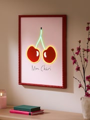 Red Mon Cheri Light Up Wall Art - Image 2 of 10
