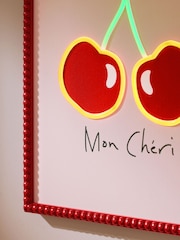 Red Mon Cheri Light Up Wall Art - Image 4 of 10