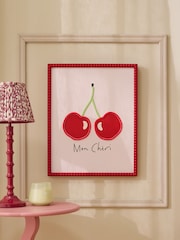 Red Mon Cheri Light Up Wall Art - Image 5 of 10