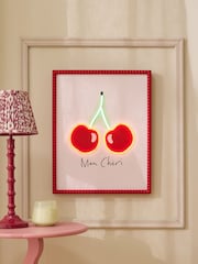 Red Mon Cheri Light Up Wall Art - Image 6 of 10