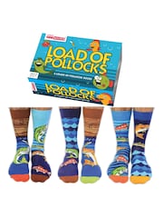 United Odd Socks Pollocks Fishing Socks 3 pack - Изображение 1 из 5