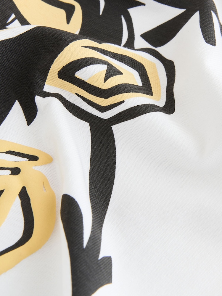 Ecru White Monkey Relaxed Fit Short Sleeve Graphic T-Shirt (3-16yrs) - Image 4 of 4 Ecru White Monkey Relaxed Fit Short Sleeve Graphic T-Shirt (3-16yrs) - Image 4 of 4