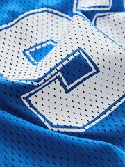 Cobalt Blue Mesh Varsity Short Sleeve T-Shirt (3-16yrs) - Image 6 of 7