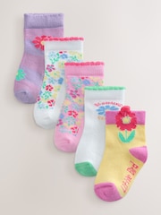 Multi - Little Bird by Jools Oliver Socks Baby 5 Pack - Bild 1 von 8
