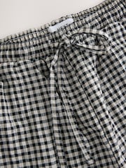 Black/White Gingham Pull On Boxer Shorts - Image 3 of 3