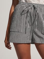 Black/White Gingham Pull On Boxer Shorts - Image 4 of 7
