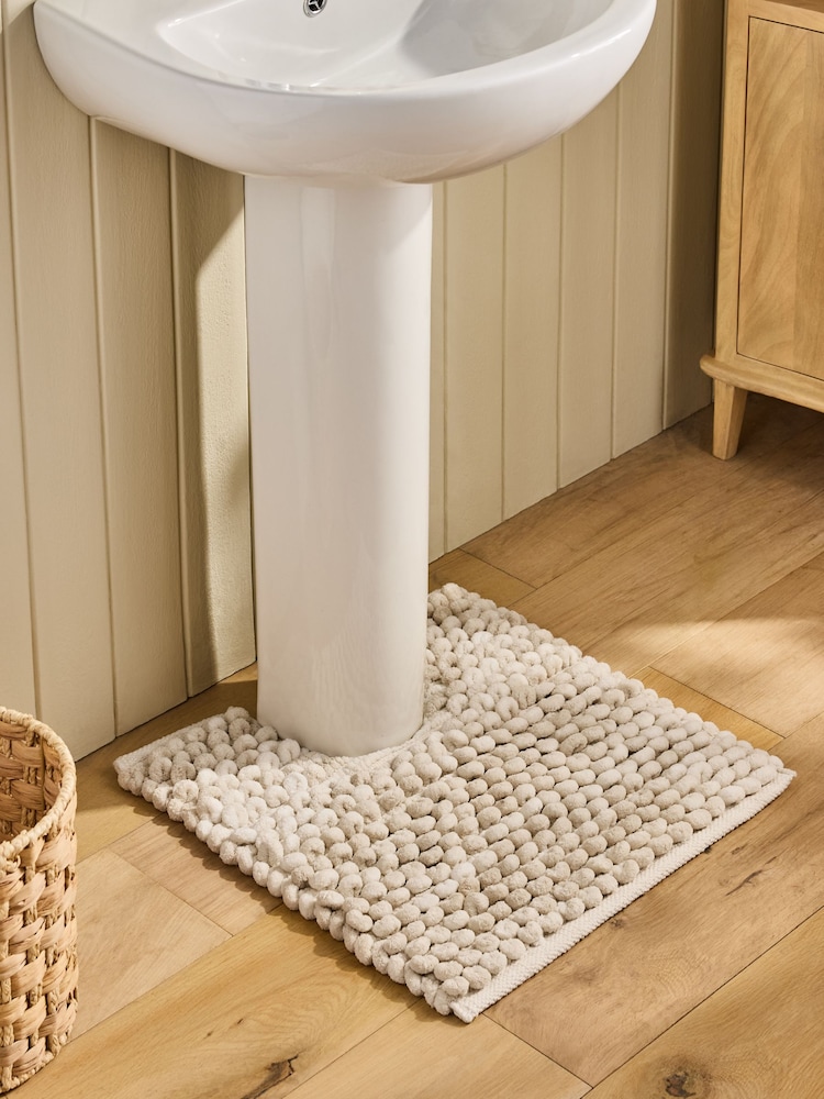 Natural Giant Bobble Pedestal Mat - Image 1 of 3 Natural Giant Bobble Pedestal Mat - Image 1 of 3