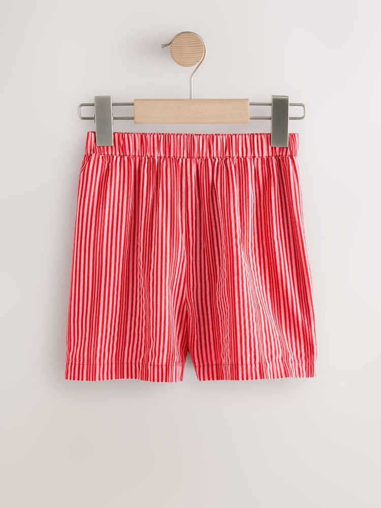 Red/Pink Stripe Shorts (3-16yrs) - Image 1 of 4
