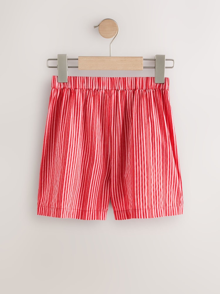 Red/Pink Stripe Shorts (3-16yrs) - Image 2 of 4