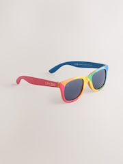 Little Bird by Jools Oliver Bright Rainbow Stripe Wayfarer Sunglasses - Image 1 of 4