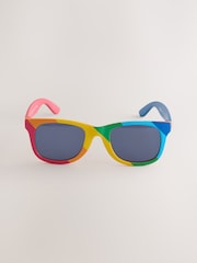 Little Bird by Jools Oliver Bright Rainbow Stripe Wayfarer Sunglasses - Image 2 of 4
