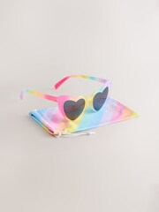 Little Bird by Jools Oliver Pastel Rainbow Heart Cat Eye Sunglasses - 圖片 1/5