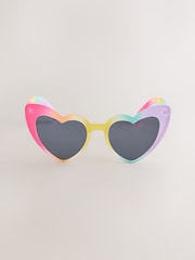 Little Bird by Jools Oliver Pastel Rainbow Heart Cat Eye Sunglasses - 圖片 3/5