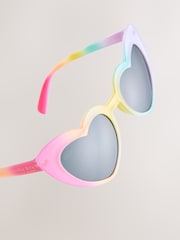 Little Bird by Jools Oliver Pastel Rainbow Heart Cat Eye Sunglasses - 圖片 4/5