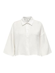 JDY 100% Cotton Cheesecloth Cropped Shirt with 3/4 Sleeves - Imagen 6 de 7