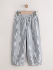 Black/White Gingham Pullon Barrel Trousers (3-16yrs) - Image 5 of 8