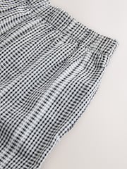 Black/White Gingham Pullon Barrel Trousers (3-16yrs) - Image 7 of 8