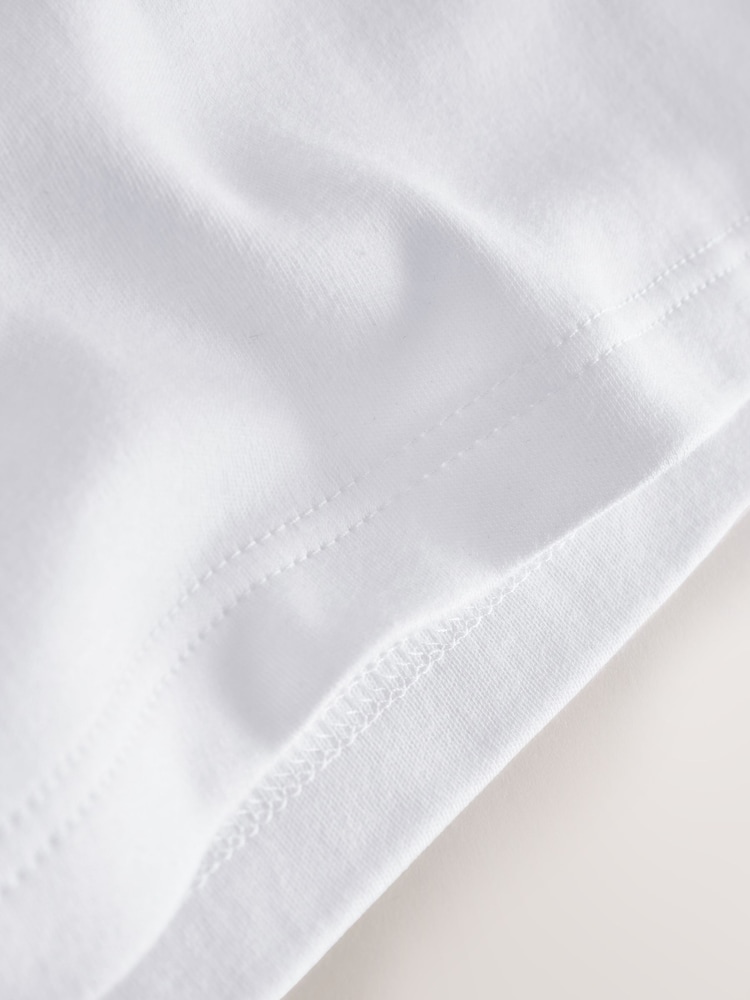 أزرق داكن/أبيض - قميص بولو بكُم قصير بألوان متعارضة (3-16 سنة) - صورة 4 من 4