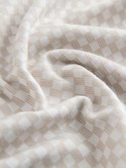 Ecru Check Short Sleeve Jersey Polo Shirt (3-16yrs) - Image 3 of 4